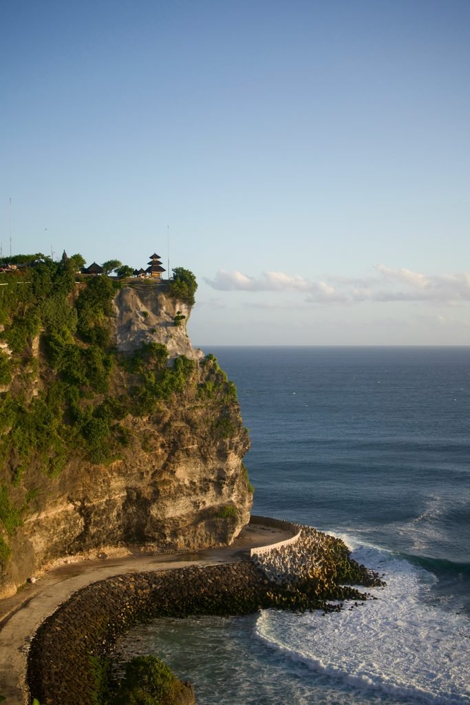 Uluwatu Tapınağı gün batımı Bali